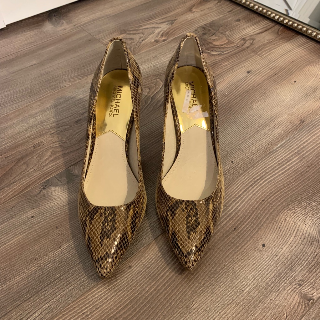 Michael Kors Snakeskin Python Heels